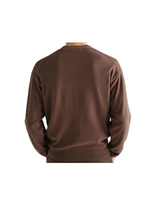 relaxed twistedcardigan marrone Lemaire | PO0052 LK1063BR310 SHITAKE
